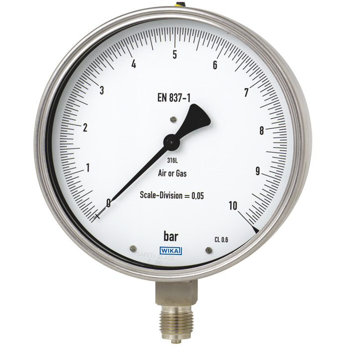 Wika Models 332.50 & 333.50 Stainless Steel Test Gauge